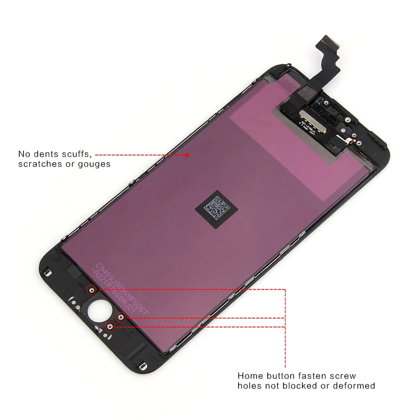 10 шт. AAA для iPhone 6 Plus ЖК-дисплей с силиконовым корпусом для iPhone 6 Plus