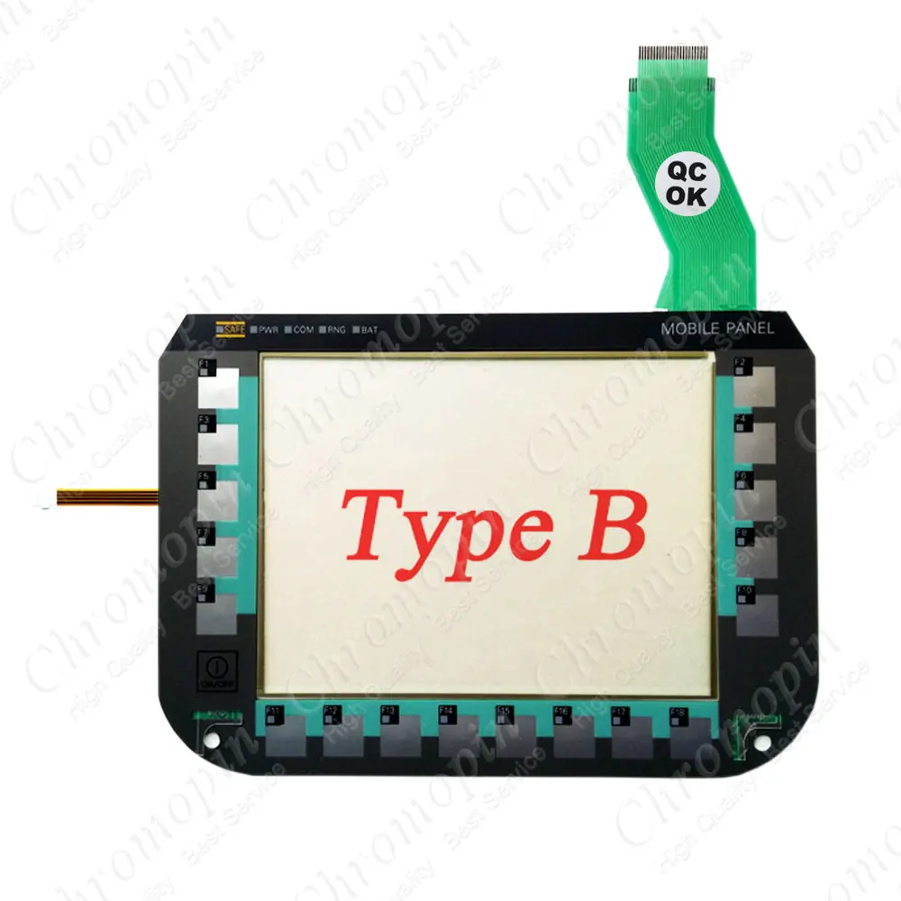 Screen Keypad B Сенсорный экран для 6AV6645-0FE01-0AX1 6AV6 645-0FE01-0AX1 6AV6645-0GB01-0AX0 6AV6 645-0GB01-0AX0 Мобильная панель 277 В красный горошек с выключателем - Цвет: Screen Keypad B