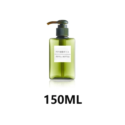150ML 8 шт./компл. дорожный набор Пластик, прозрачная, сумка для макияжа, парфюмерные бутылка аксессуары для путешествий - Цвет: 150ML