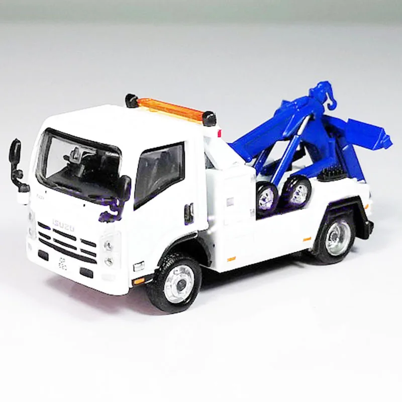 Масштаб 1/76 миниатюрная модель литья под давлением из сплава прицепа Isuzu игрушки