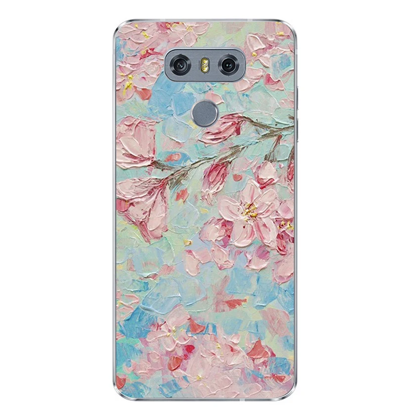 Ciciber живопись для LG K10 K8 K7 K4 2017 2018 K9 K11 Мягкий Силиконовый ТПУ V40 V35 V30 V20 THINQ G7 G6 G5 G4