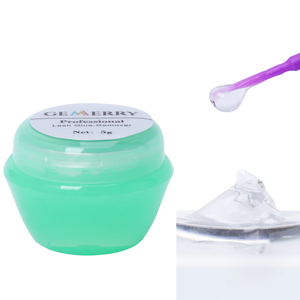 Description Picture 6 of itemProfessional Eyelash Extensions Glue Remover Makeup 5g Non-irritating Plant Adhesive Clean Gel Remover Eyelash Cream Gel