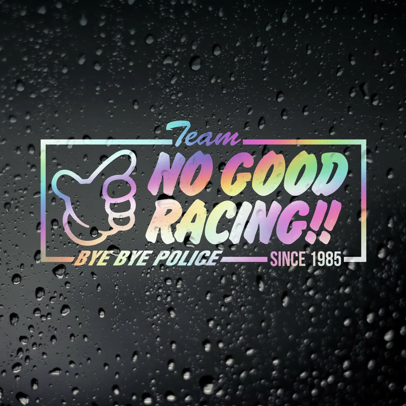 Three Ratels Fd567 Team No Good Racing Oil Slick Sticker Jdm Kanjo Racer Per Honda Civic Ek9 Eg Ef