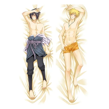 

Anime Naruto Dakimakura Uzumaki Naruto & Uchiha Sasuke Male Hugging Body Pillowcase Throw Pillow Cover Case Decorative