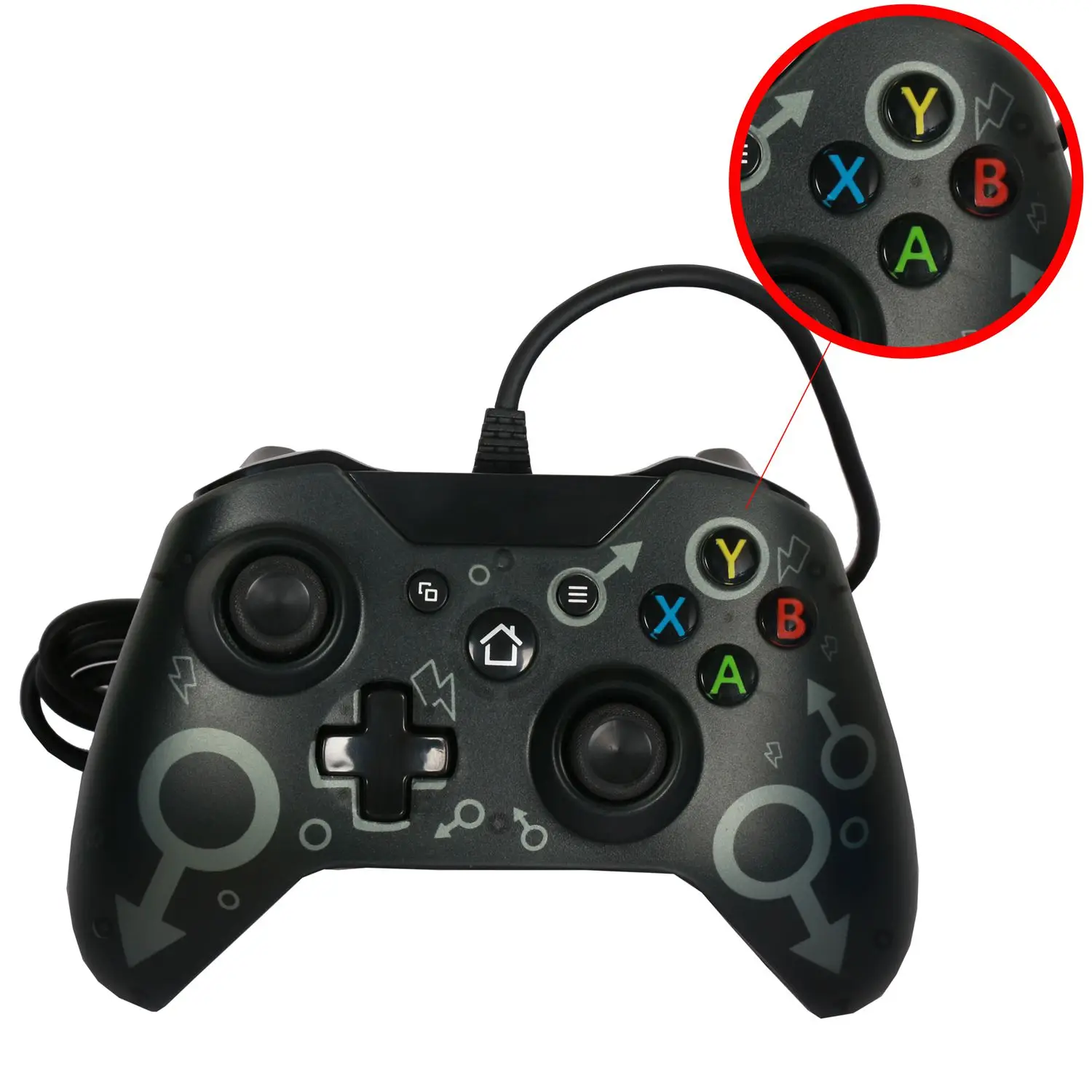 USB проводной джойстик Ручка джойстика для xbox One/PC xbox ONE SLIM X