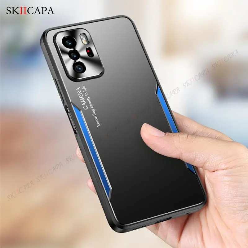 9H Aluminum Metal Shockproof Phone Case For Xiaomi Redmi Note 10