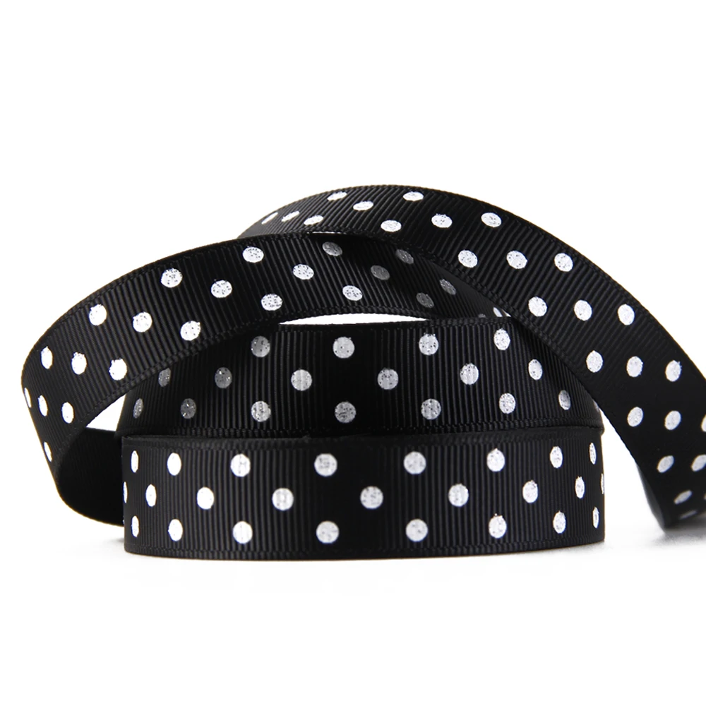 David Accessories 16 мм однотонные блестящие туфли polka dot grosgrain лента 50 ярдов, DIY упаковка hairbow аксессуары для одежды, 50Yc3333