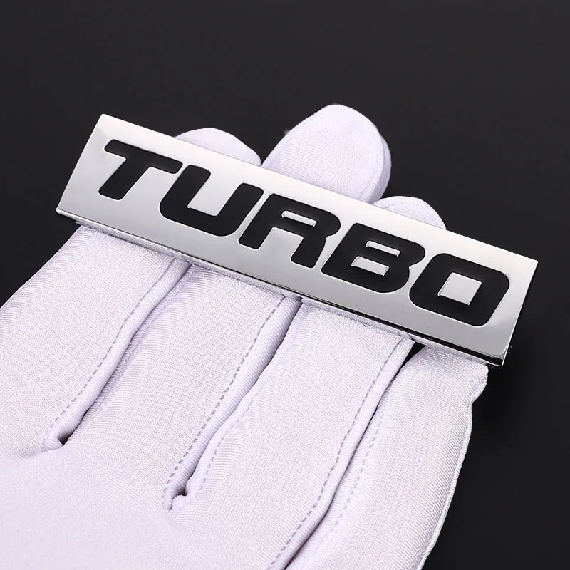 Металлическая Автомобильная 3d наклейка с логотипом Turbo эмблема значок наклейки