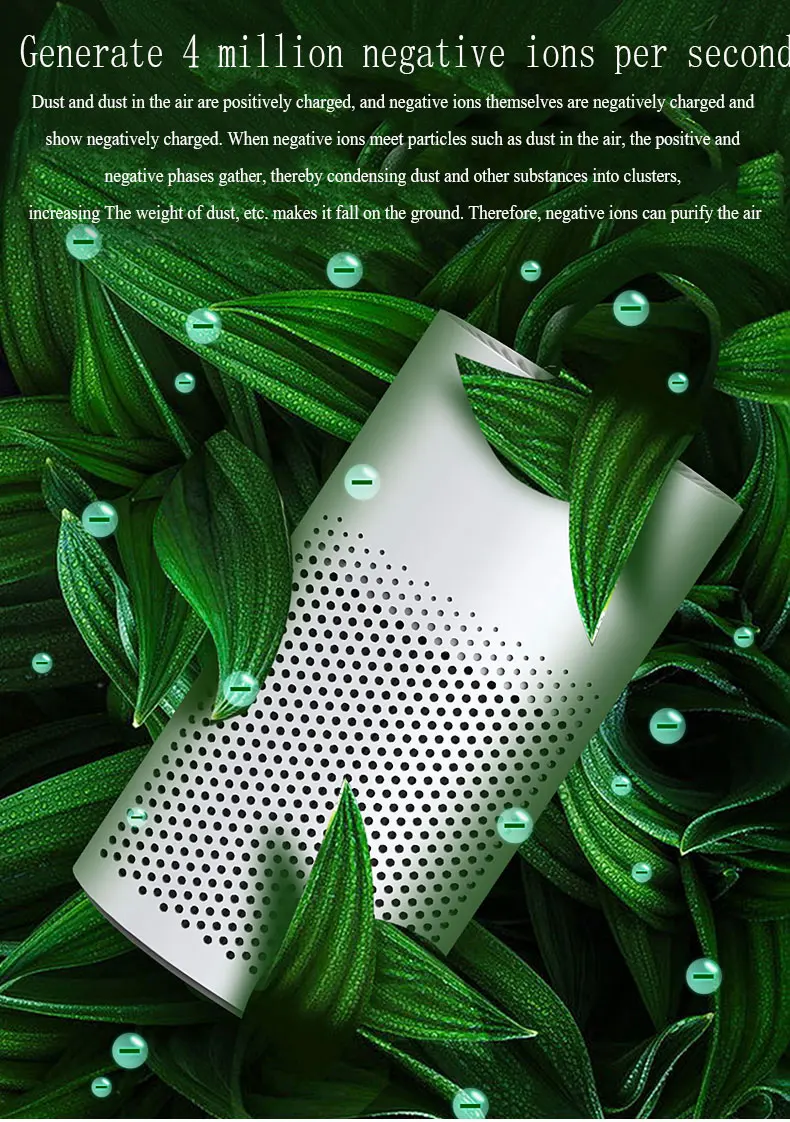 Mini Air Purifier For Home Bedroom Office Desktop Room Safety Portable Air Cleaner For Car 3 In 1 True Hepa Mini Purifier Air Purifiers Aliexpress