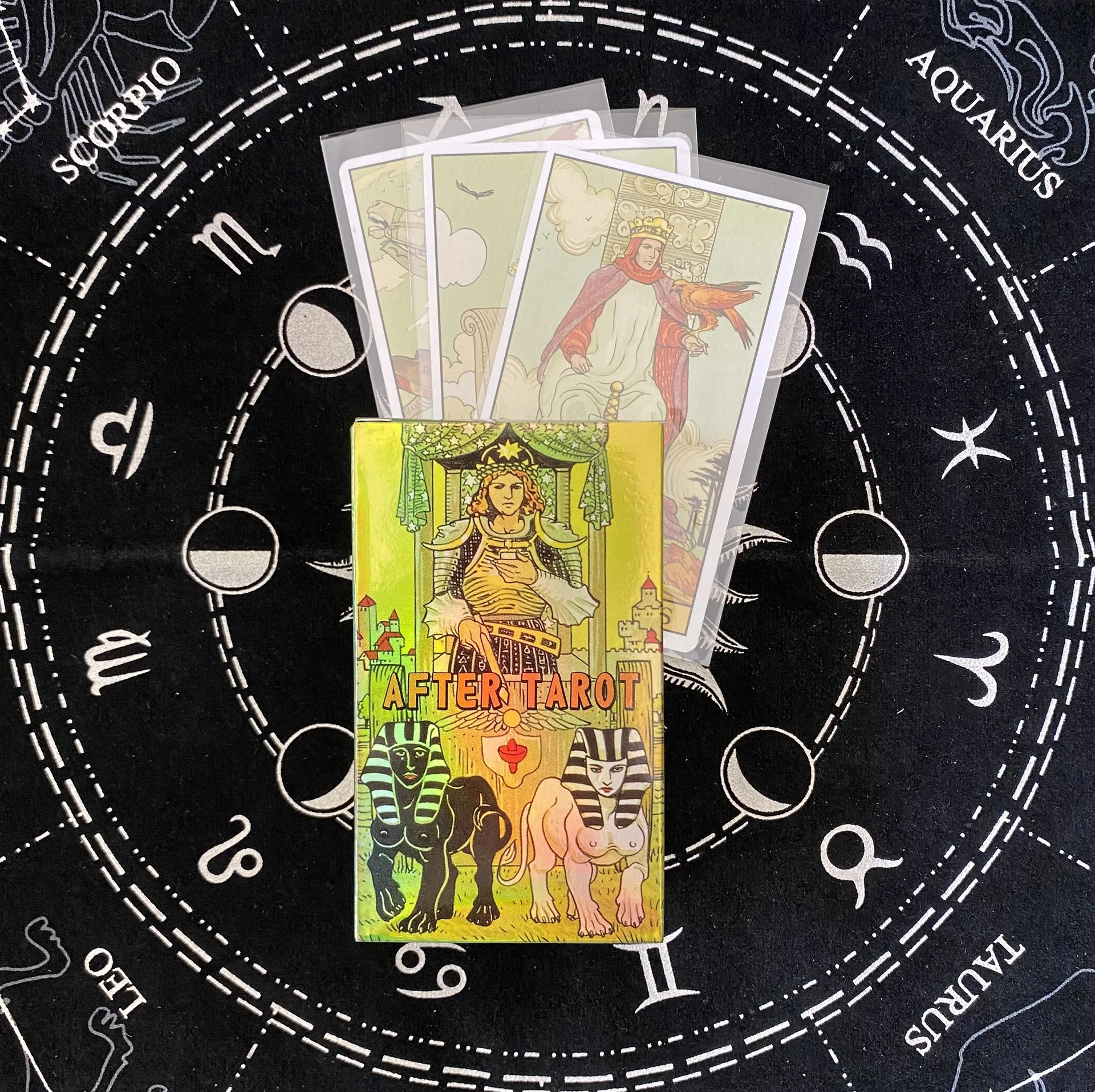 After Tarot Cards Board Games Tarot Divination Deck 78 Sheet English Pdf  Guide Book Playing Card Oracle Wisdom Home Party Family - Card Games -  AliExpress