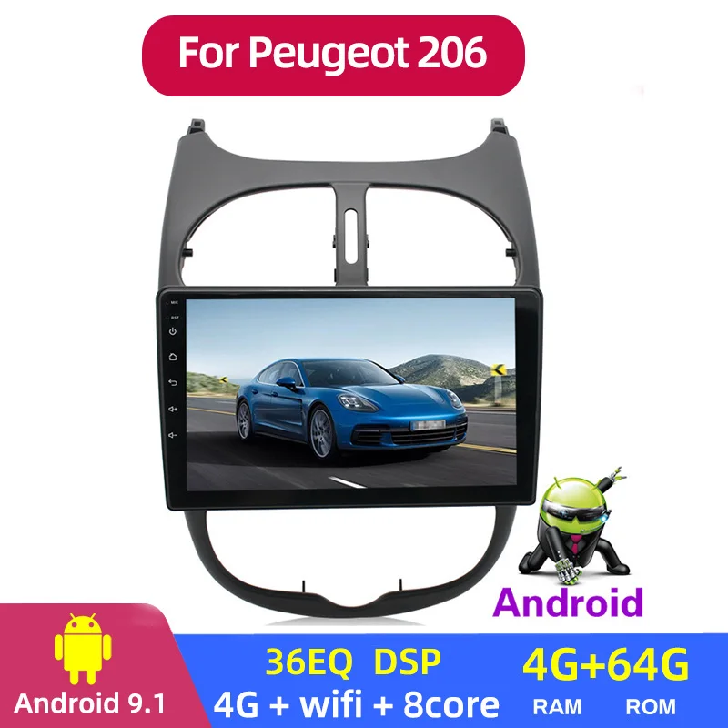 Популярный автомобильный радиоприемник Android 9 1 мультимедийный видеоплеер для