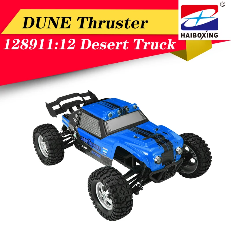 HBX 12891 DUNE Thruster 1:12 2,4G 4WD 35 км/ч высокая скорость гоночный альпинист RC автомобиль дрейф пустынный грузовик внедорожник игрушка для детей - Цвет: Синий