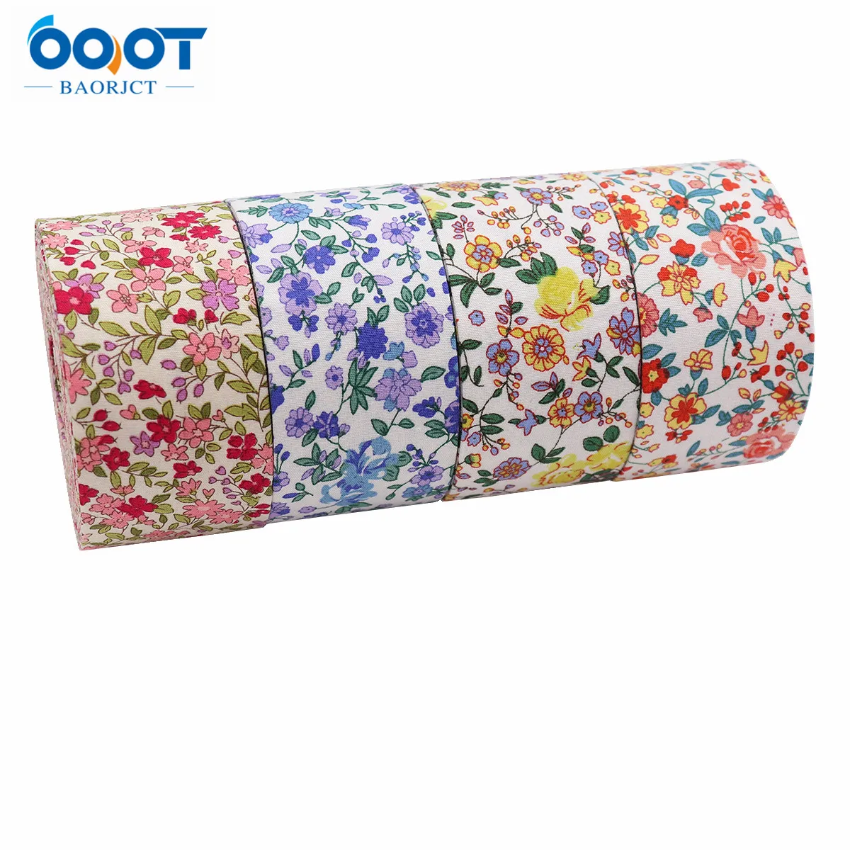 Ribbon Decoration Ribbon Supplies Double-Sided Flower Thicken Cloth Ribbon 5Yards M-21820-1461 38MM DIY Crafts Hairclip Apparel Accessories And Sewing Decorations