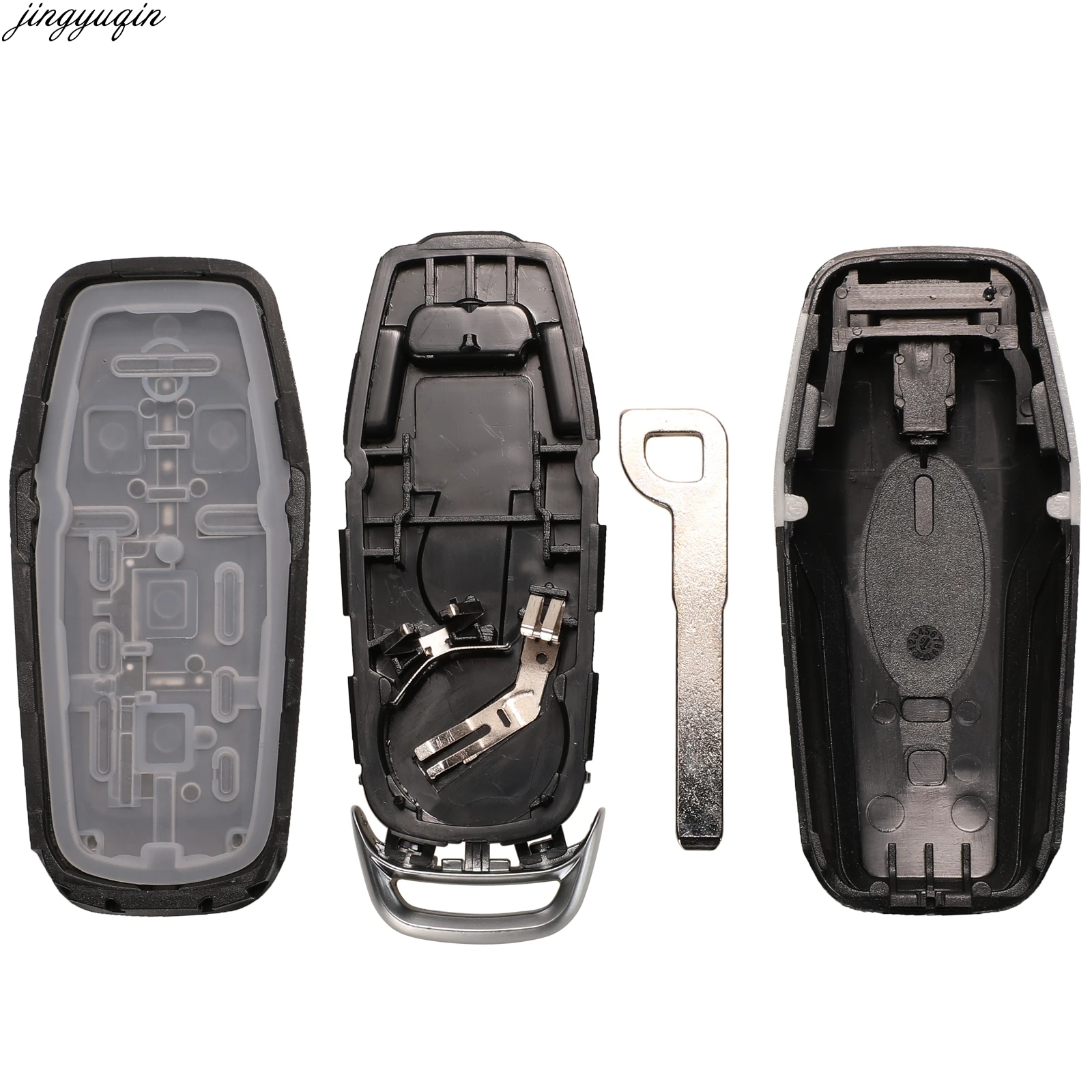 Smart Car Key Case Shell Remote 3/4/5 Buttons Uncut Blade For Ford Mustang Edge Explorer Fusion Kuka Mondeo