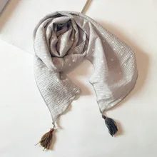 Хлопковый детский однотонный шарф с принтом пентаграммы и кисточкой, Модный корейский стиль, шарф с кольцом для мальчиков и девочек 05