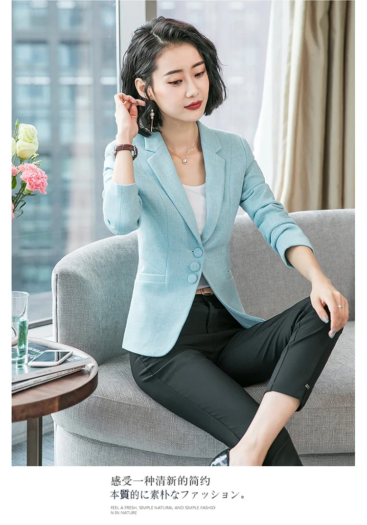 Spring And Autumn New Style Korean-style Short Slim Fit Small Suit Women's Versatile Graceful Long Sleeve Wear Jacket
