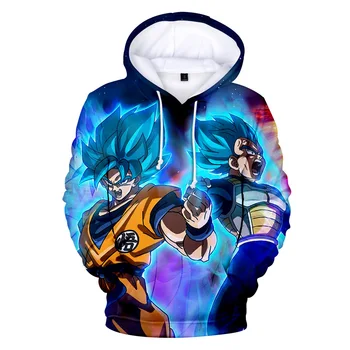 

2020 Fashion Hot Dragon Ball Hoodies Men's Clothing Hoodie 3D Print Men's Hooded Kids Sweatshirt Long Sleeve Boy Sweatshirt Top