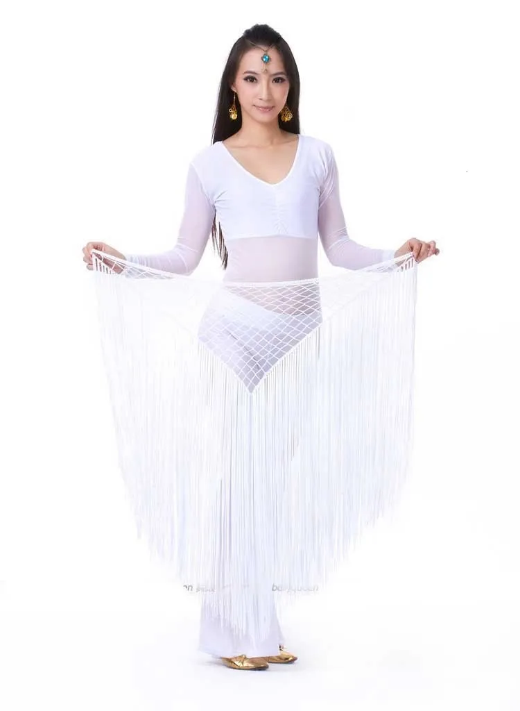 2019 новые аксессуары для танца живота Одежда для танцев хип шарф 12 клолоров костюмы для танца живота для женщин индийский танец кисточкой