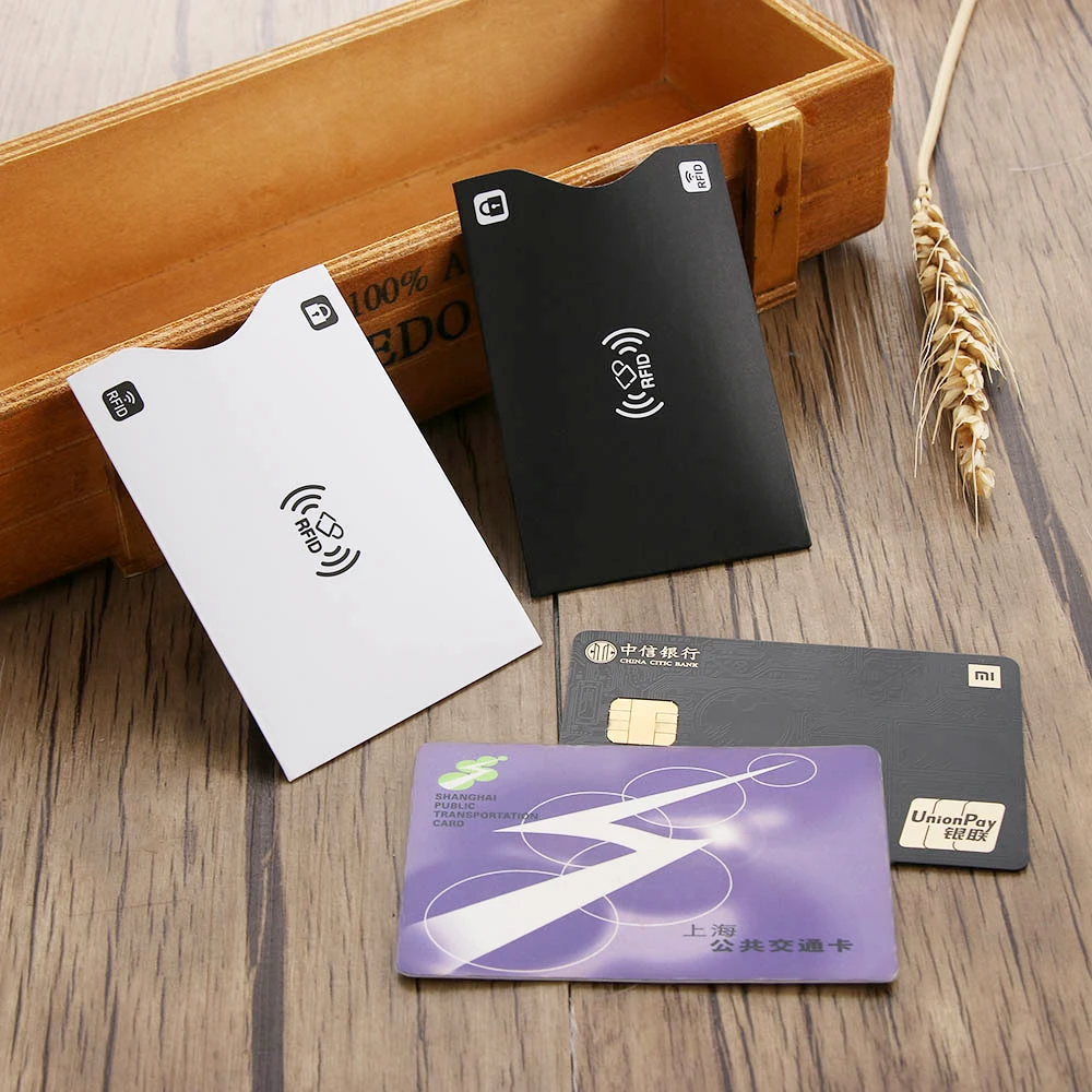 Wallet card holder card holder credit card holder credit card wallet card wallet id card holder id card case wallet card bag business card holder document card wallet 5PCS Safety Anti Theft Reader RFID Credit Card Protector Blocking Sleeve Skin Case Aluminium Bank Card cover Sleeve Wallet