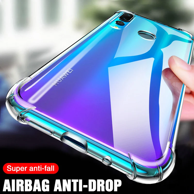 

Soft TPU Shockproof Case For Huawei P20 P30 Lite Pro Mate 20 30 Lite Case on Honor 20 Lite Pro V20 Phone Protection Back Cover