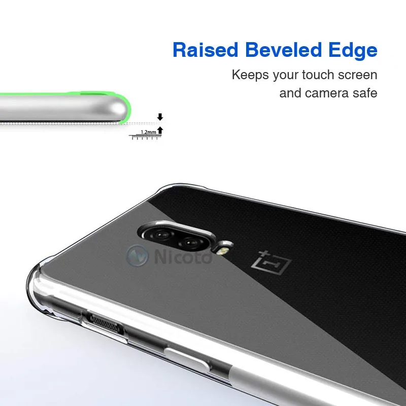 For Oneplus 5T 6T 7T Pro 7 3 3T 5 5T 6 8t 8 1+ Nord 100 10 5G Transparent Soft Phone Case