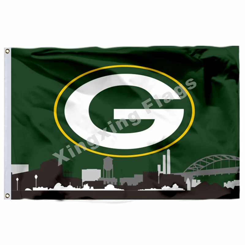 Флаг чемпионов Green Bay Packers Super Bowl 3ft X 5ft полиэстер баннер Летающий Размер № 4 90x150 см пользовательский флаг