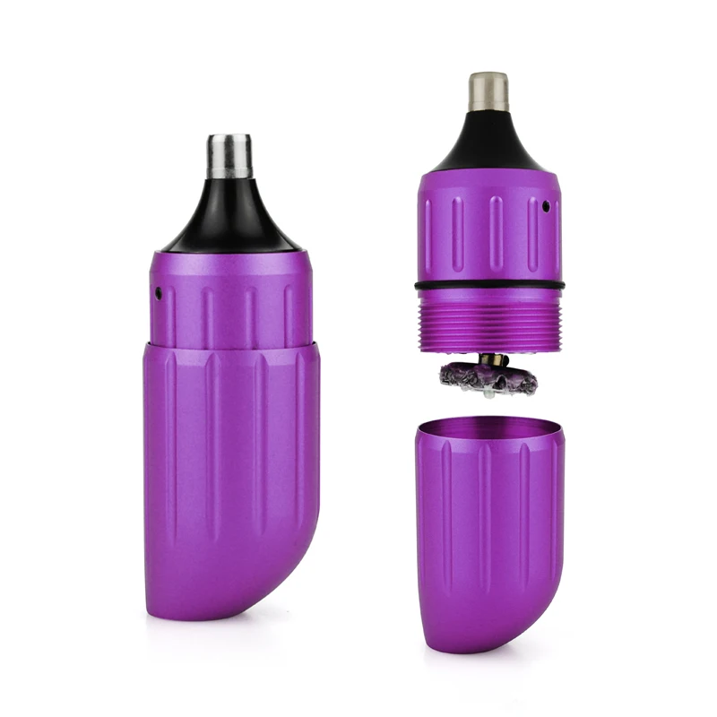 8318狼牙纹身短笔紫色￥100