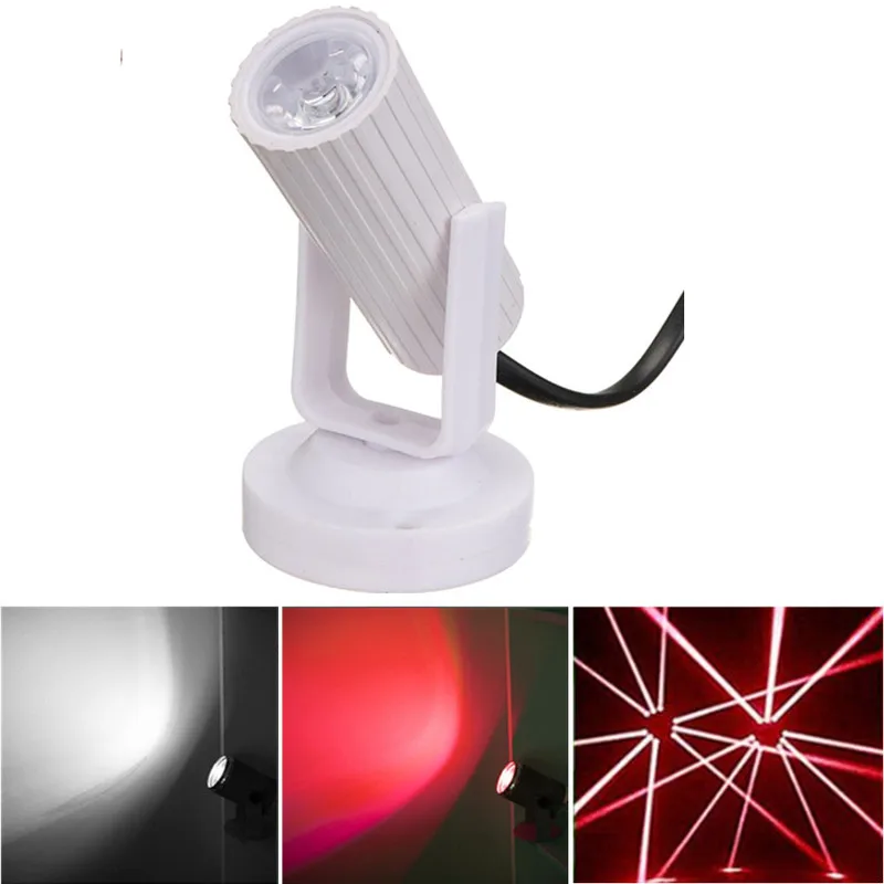 

AC110-220V LED Beam Pinspot Spotlight Stage Light Mini 1W for DJ Disco Bar KTV Party Stage Lighting Effect RGB/Blue/Red/White