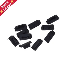 10 шт./лот резиновая Мягкая Пылезащитная крышка USB 2,0 3,0 интерфейс предотвращает ржавчину Пылезащитная заглушка прочная черная для ПК ноутбука USB заглушка