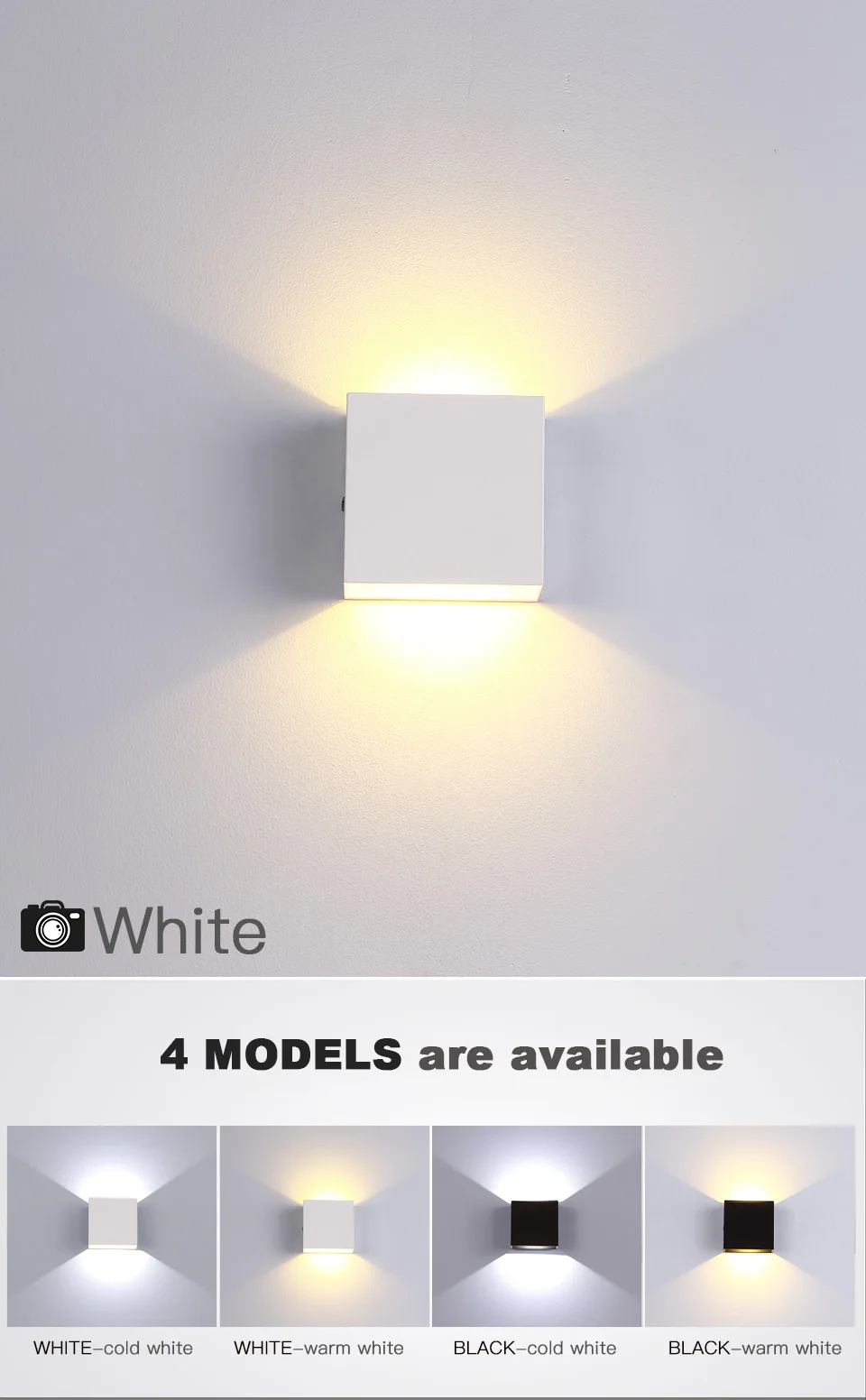 Dimmable Wall Light 6W 12W LED Wall Lamp Simple Indoor Stairs Passage Bedroom Living Room Fast Shipping bathroom wall lights