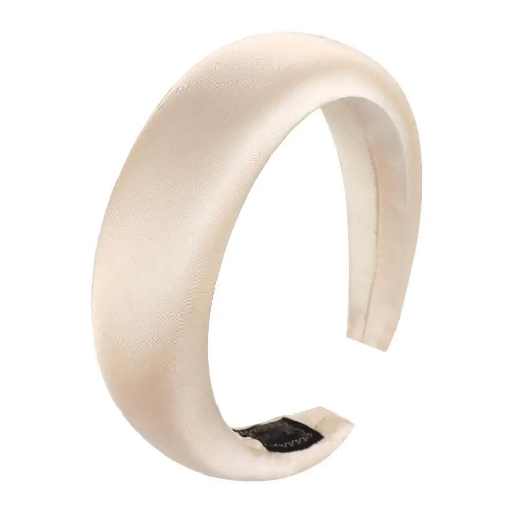 as picture Аксессуары для волос губка лента для волос женский обруч для волос атласная Милая повязка для волос для девочек повязка для волос зимняя шапка HW0 - Цвет: as picture