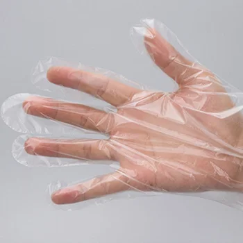 

1000pcs Clear Disposable Gloves Large Food Grade Cleaning Dishwashing Kitchen Housework Healty Catering Beauty Plastic
