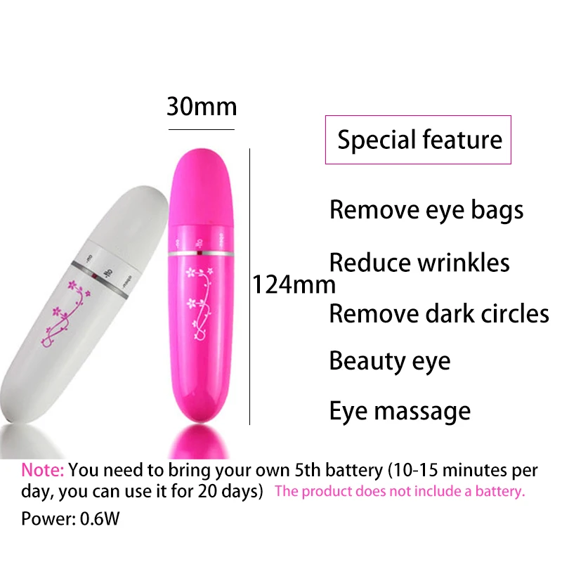 Mini Portable Electric Eye Massager Eye Care Beauty Instrument Device Wrinkles Dark Circles Puffiness Remove vibrating Massage eye massager