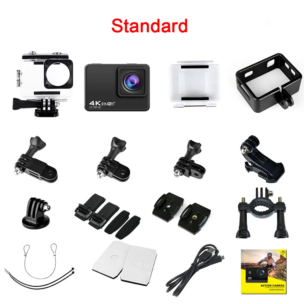 EIS Anti-shake Action Camera 4K/60FPS Sports