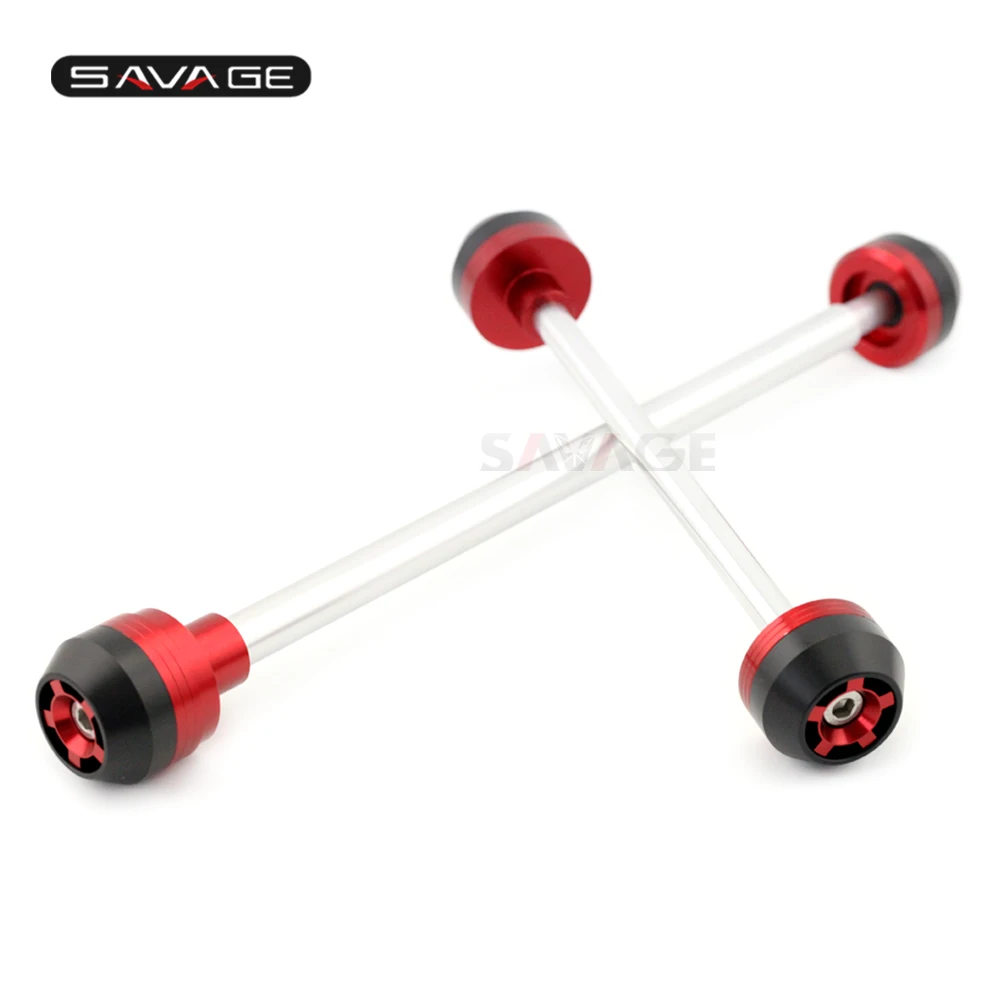 Front Rear Axle Fork Wheel Protector Sliders Falling Protection (36)