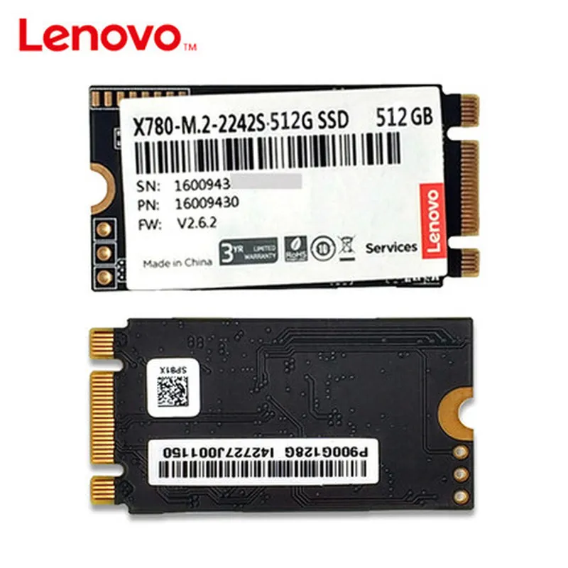  100% Original Lenovo X780 512G M.2 2242 NVMe SSD accelerator disk bundesweit unprofor