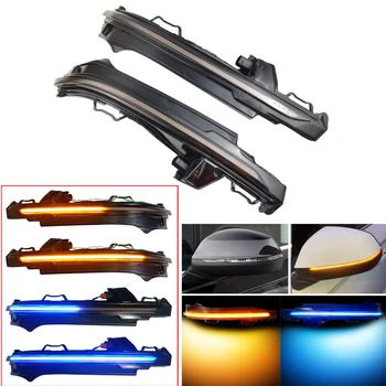 

LED Side Wing Mirror Indicator Blinker Light Sequential Dynamic Turn Signal Lamp Fit for Audi Q7 4M 2016 2017 2018
