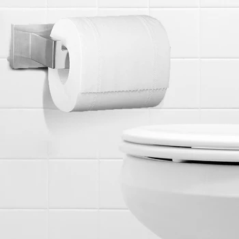 

Toilet Paper Holder Tissue Shelf Stainless Steel Wall Mounted for Bathroom Hotel ALI88