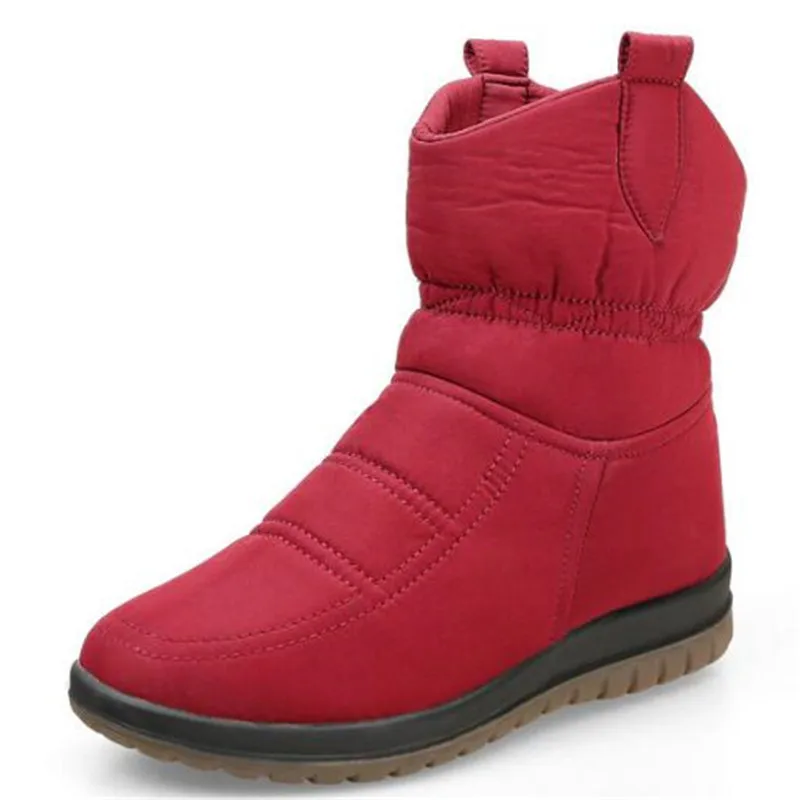 BEYARNENew warm snow boots for women comfortable short boots warm shoes for women plus thick cotton velvet shoes casual winter