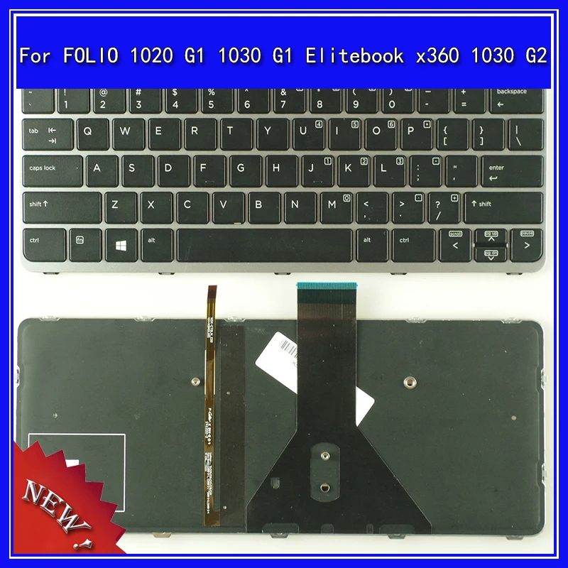 Tastiera Del Computer Portatile Per Hp Folio 1020 G1 1030 G1 Elitebook X360 1030 G2 Notebook Sostituisci Tastiera