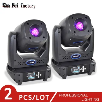 

Light Dj Led Moving Head 100W Dmx Spot Head Gobo With Color Prism For Led Bar Moving Head Lights For Sale （2Pcs/Lot）
