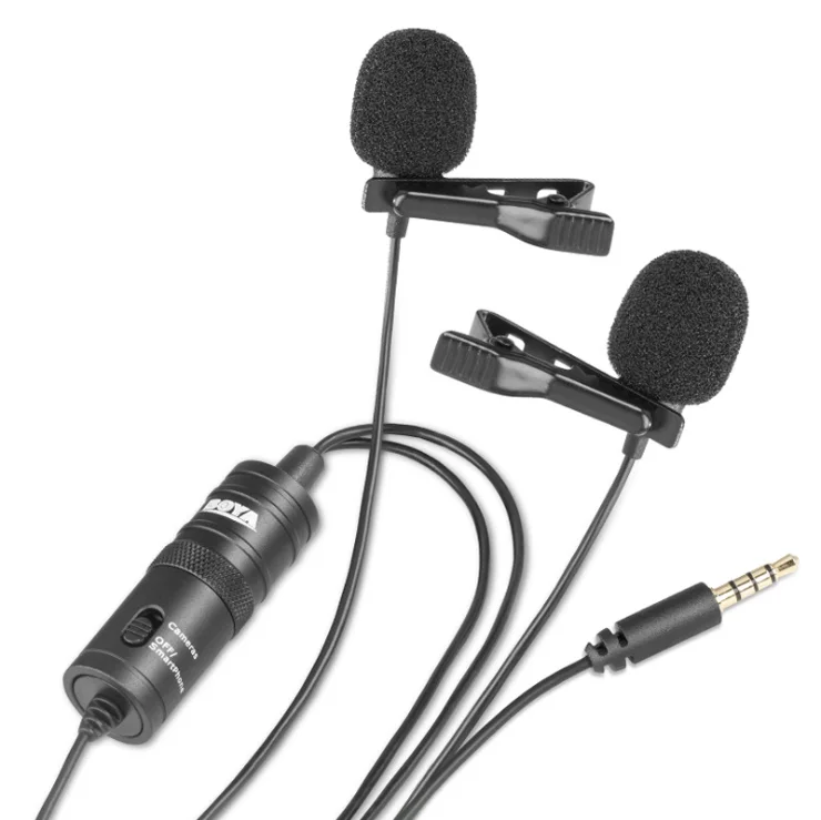 BOYA M1DM Микрофон проводной для камеры смартфон конденсаторный микрофон Запись голоса студия для iPhone для Canon MIC 3,5 мм