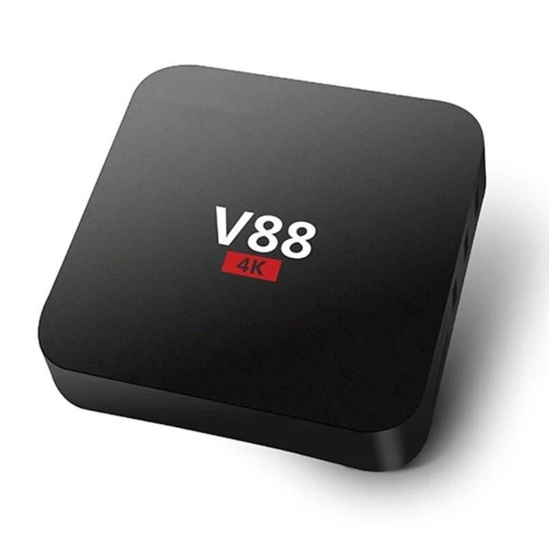 Домашний кинотеатр V88 RK3229 Смарт ТВ приставка плеер 4K четырехъядерный 8 Гб WiFi