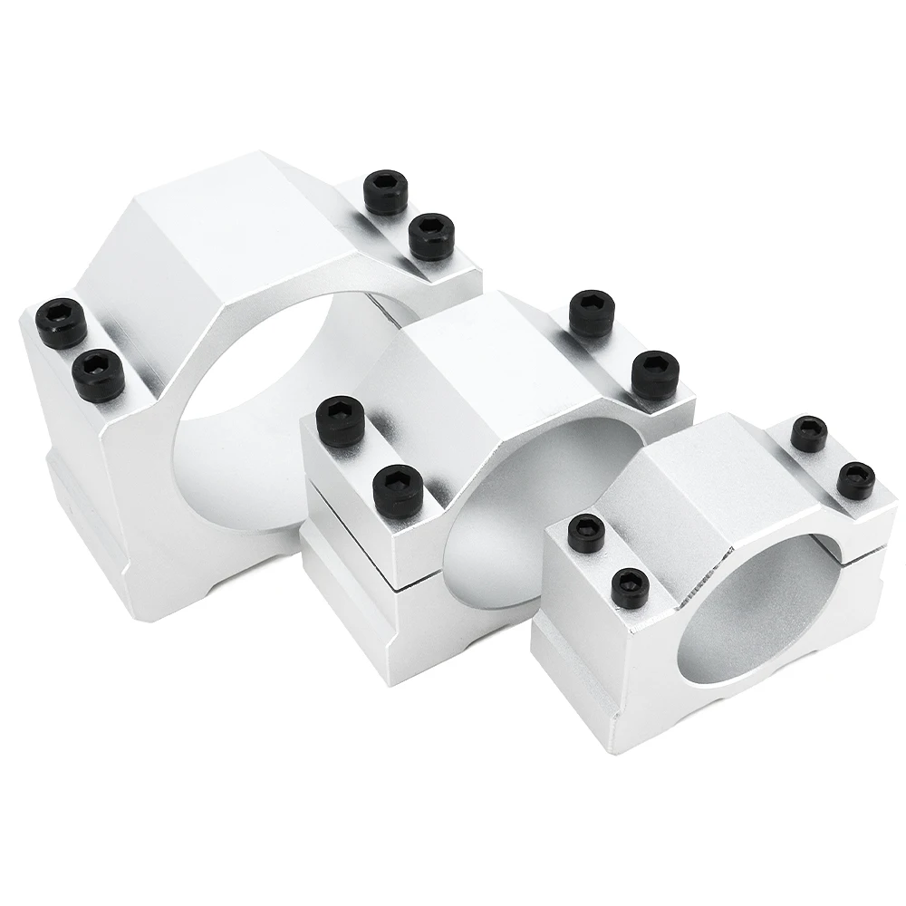 52mm 55mm 65mm 80mm Spindle Clamp Bracket With 4 Screws For Spindle Motor