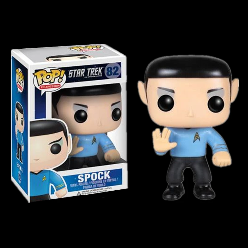 StarTrek Spock ПВХ Фигурки Коллекционная модель Горячая игрушка для ребенка лучший подарок на день рождения с оригинальной коробкой - Цвет: Белый