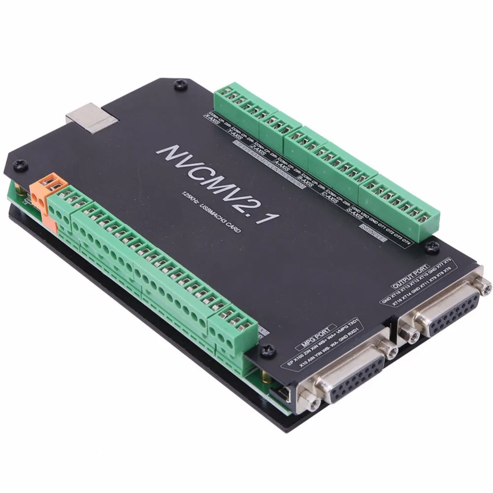 NVCM 5 контроллер с ЧПУ MACH3 USB интерфейсная плата для шагового двигателя контроллеры с ЧПУ