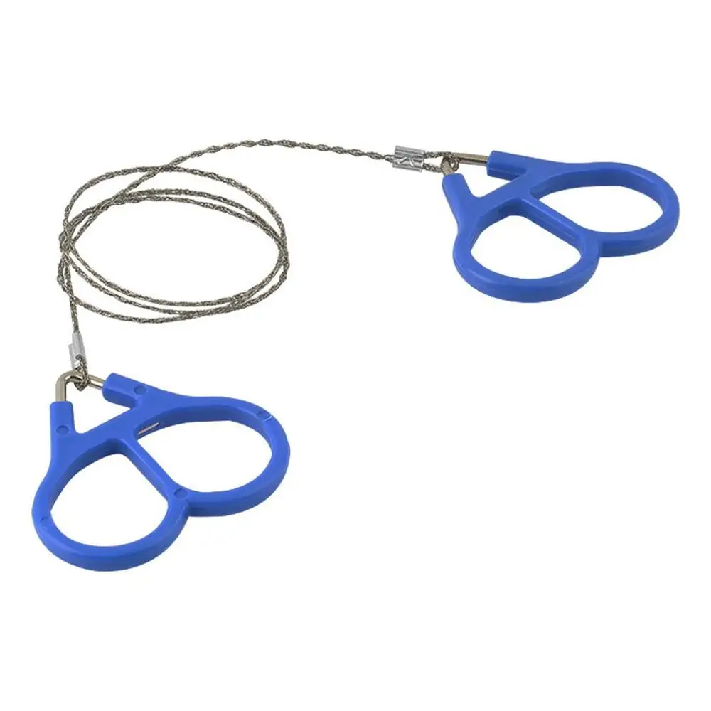 

Portable 69cm Stainless Steel Wire Saw Camping Hiking Travel Outdoor Emergency Survive Tool Wire Kits with Finger Handle