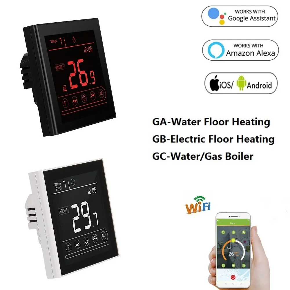 Quality Heating Tapis chauffant /électrique avec thermostat Wi-Fi et application de chauffage