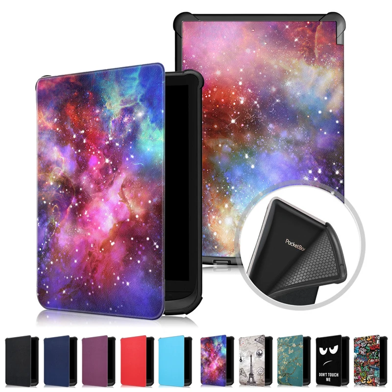 Cover Verniciata Per Pocketbook Touch Lux 5 4 / Basic Lux 2 Slim Smart Cover Per Pocketbook 616/627/632/606/628/633 Sleep Wake Case