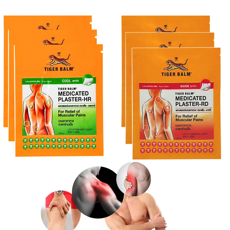 

ZB Really Good Effect,Tiger Balm Pain Relieving Patch medical Plaster,Warm+cool Medical Pain Relief patch Muscular Aches 7*10 cm
